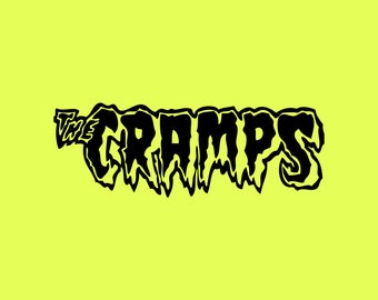 Punk Band Logo // PNG Cricut Cut File // The Cramps // CAD Cut File for making own Fabric Patches or  Stickers / High Quality File