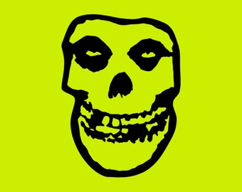 Misfits Crimson Skull Punk Graphic// PNG Transparent Background  // High Quality File