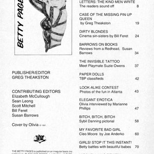 Betty Pages // Bettie Page Magazine // Tons of Never Before Seen Photos