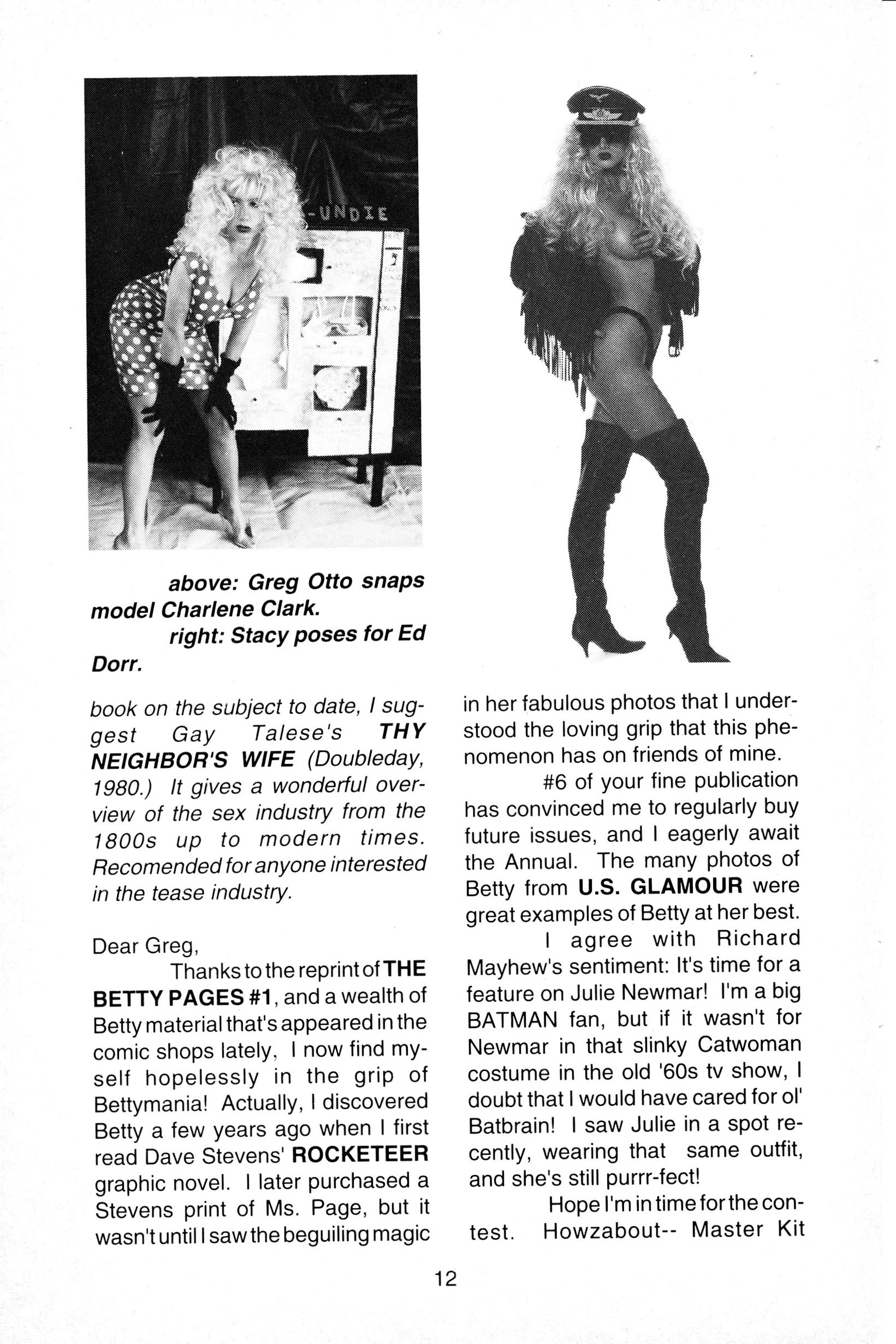 Betty Pages // Bettie Page Magazine // Tons of Never Before Seen Photos // Adult Magazine