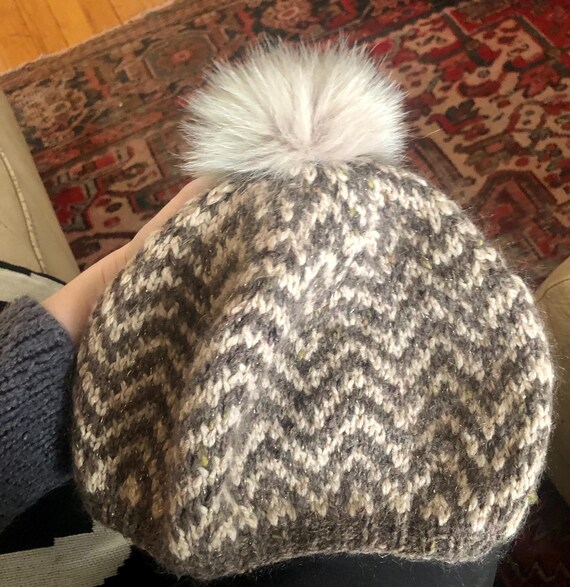 Eugenia Kim Wool-angora Knit Beanie With Fox Fur Pom  display picture 3