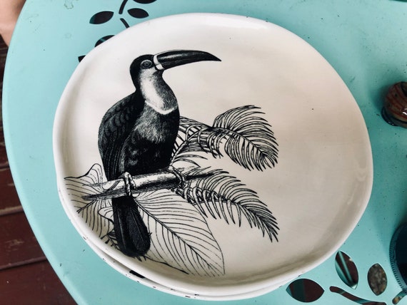 Platos de porcelana negro sale