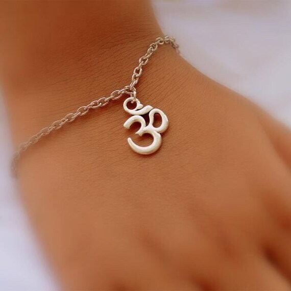 Buy Stocking Stuffer, OM Bracelet, Men's Bracelet With Tibetan Silver Om  Charm, Hindu, Gray Cord, Bracelet for Men, Gift for Him, Yoga Bracelet  Online in India - Etsy