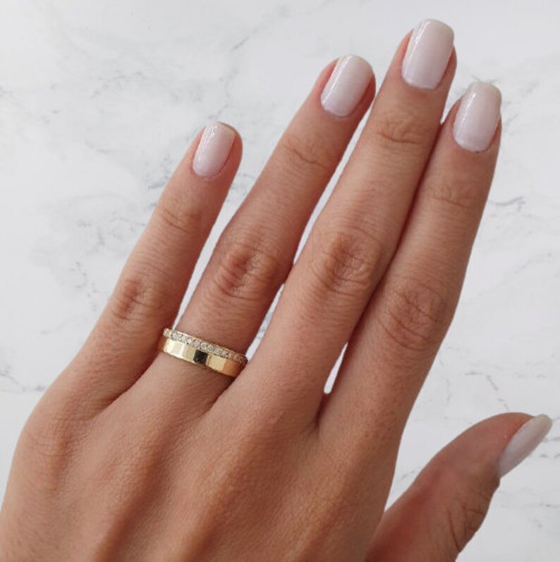 Promise Couple 925 Sterling Silver Rings for Lovers Engagement Band