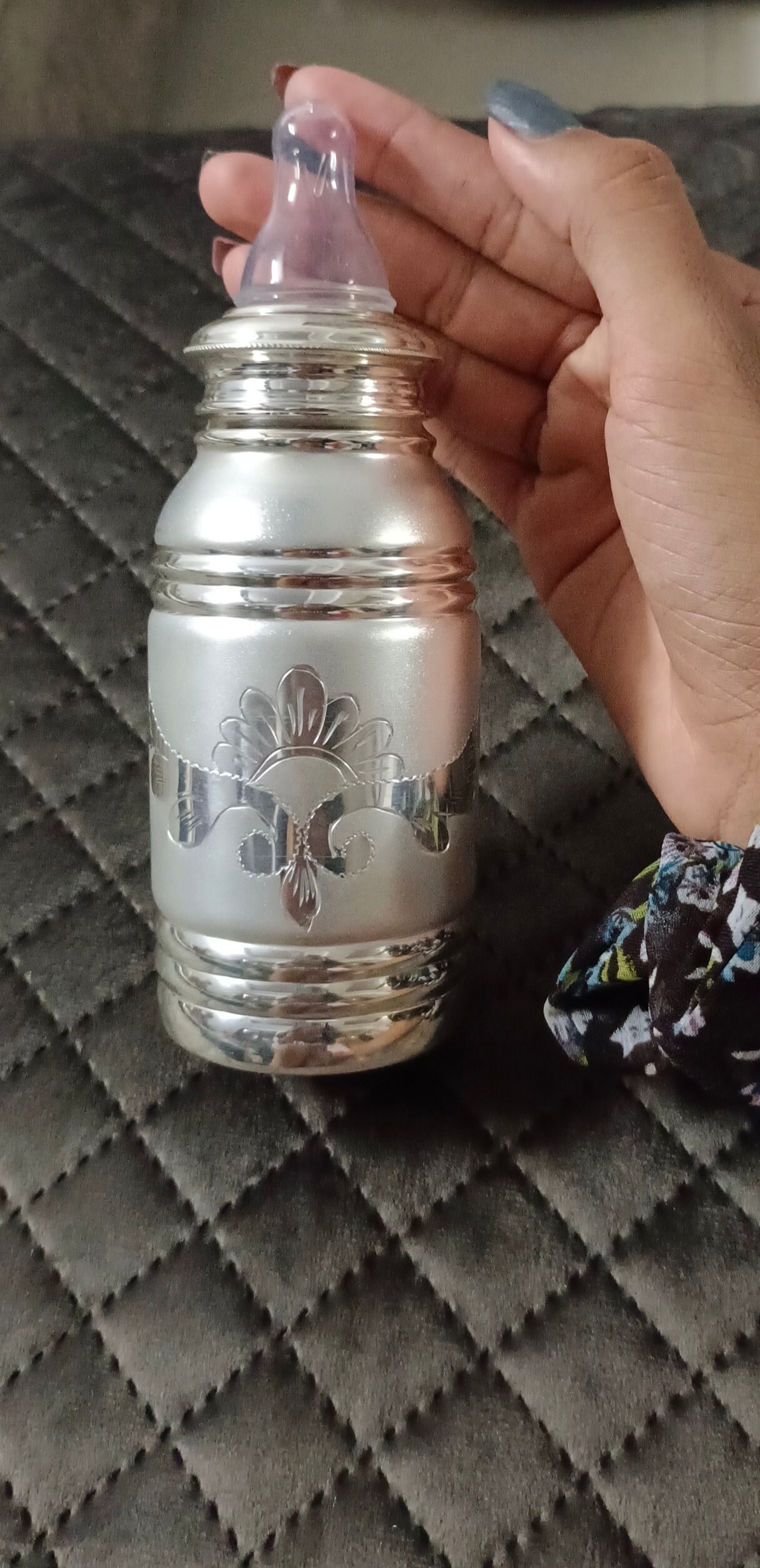 Pure 925 Silver Baby Milk Bottle and Baby Water Bottle With -  Denmark