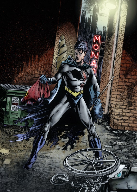 Dick Grayson Batman 12x18 Art Print - Etsy Ireland