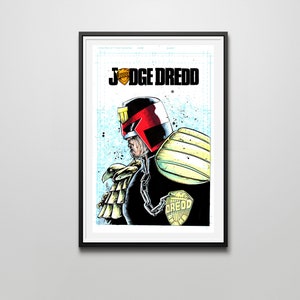 Judge Dredd 12"x18" Art Print