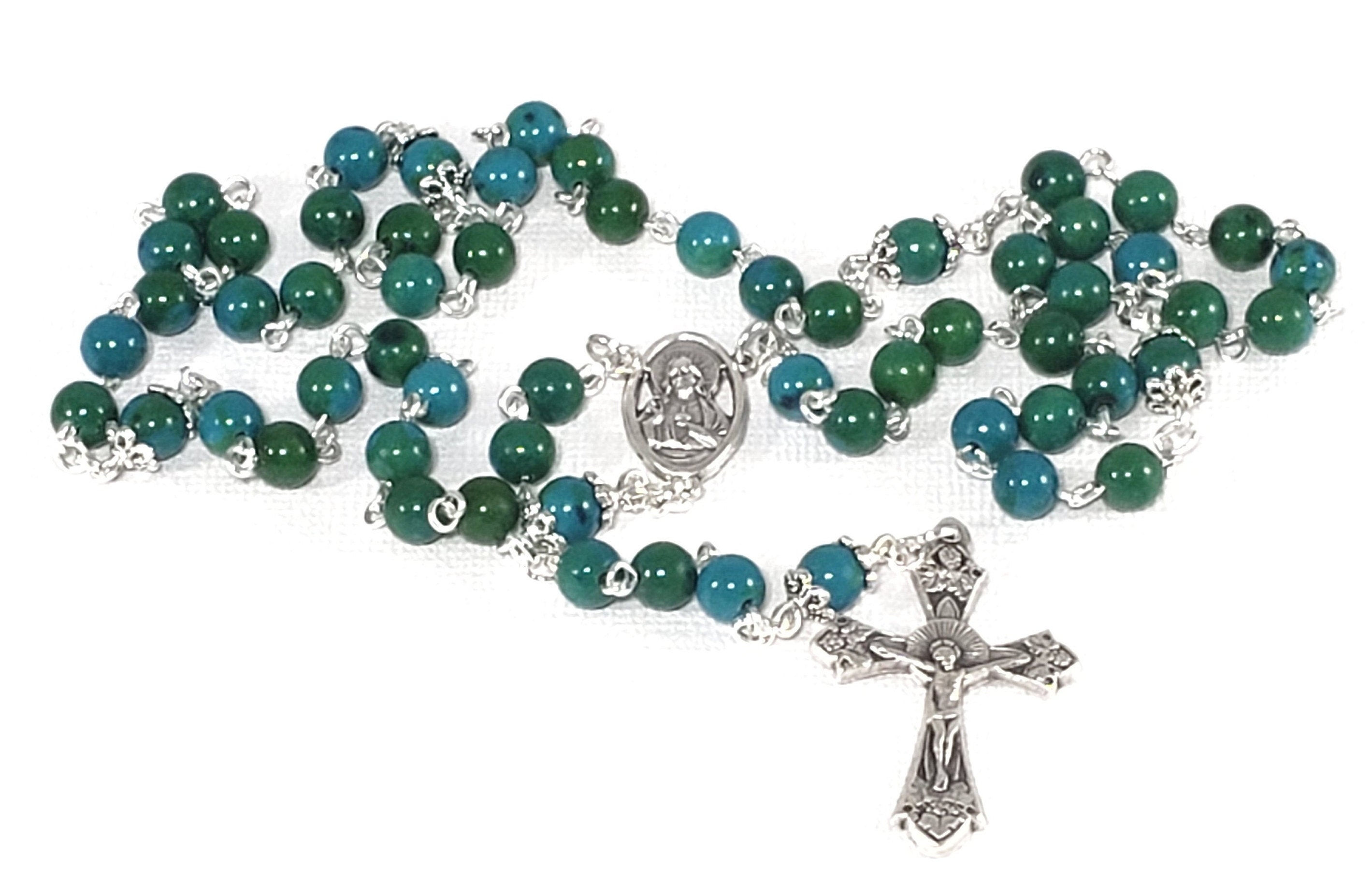 Sacred Heart of Jesus Catholic Rosary | Etsy