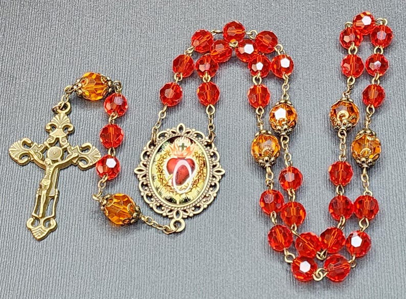 Chaplet of the Sacred Heart of Jesus, Sacred Heart Devotion, Catholic ...