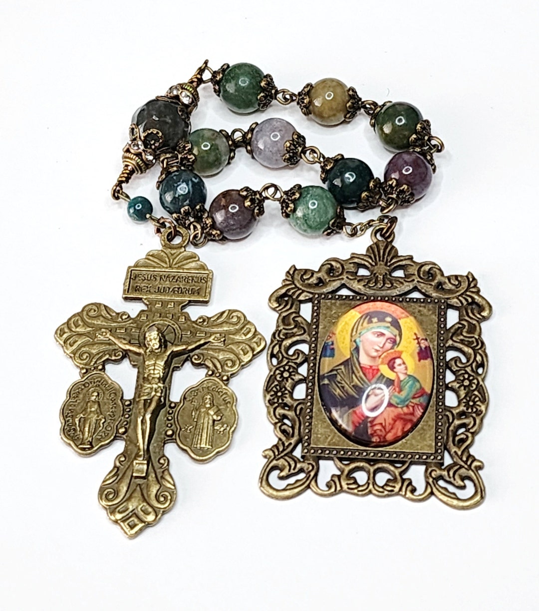 Our Lady of Perpetual Help Rosary, One Decade Rosary, Catholic Rosary ...