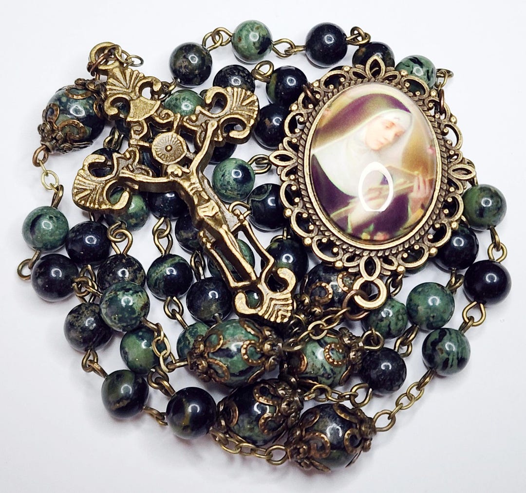 St Rita Catholic Rosary, Patron Saint of Impossible, Jasper Green ...