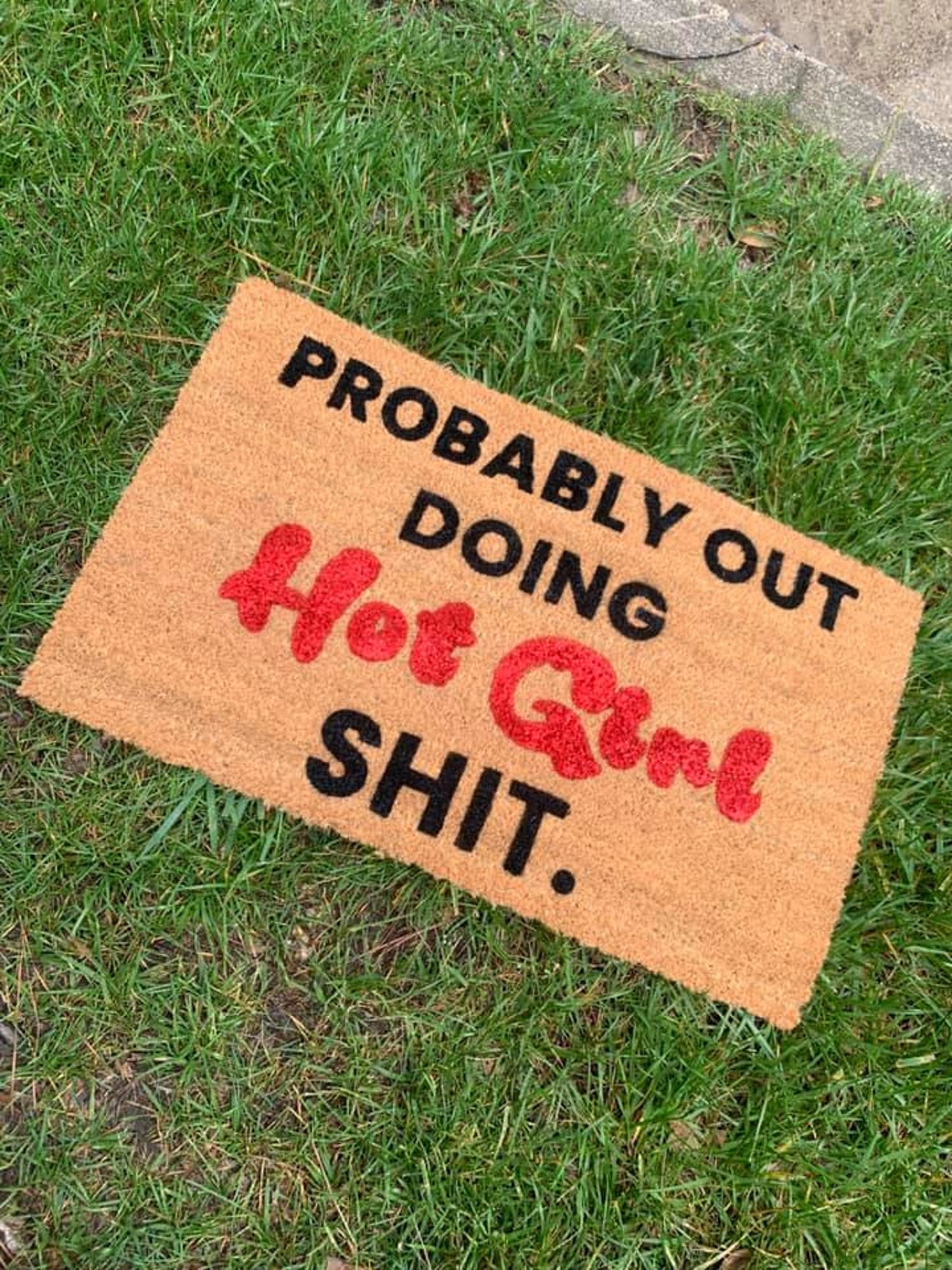 Hot Girl Doormat Custom Doormat Custom Door Mat Etsy