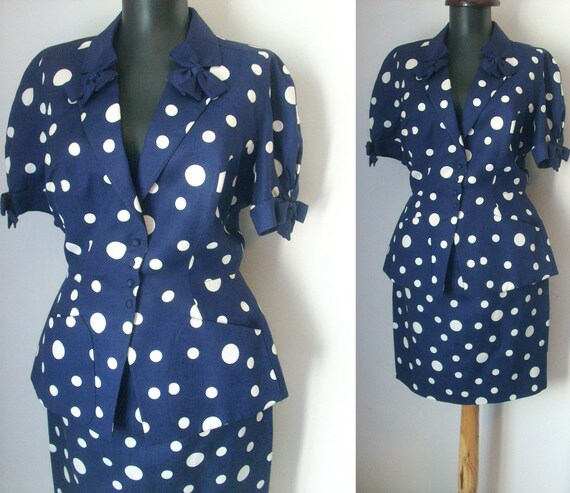 THIERRY MUGLER dots suit
