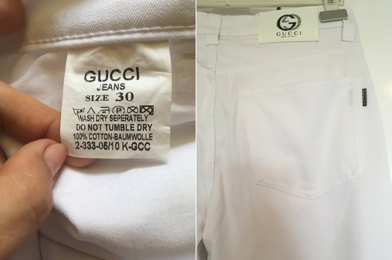 GUCCI White Jeans - image 6