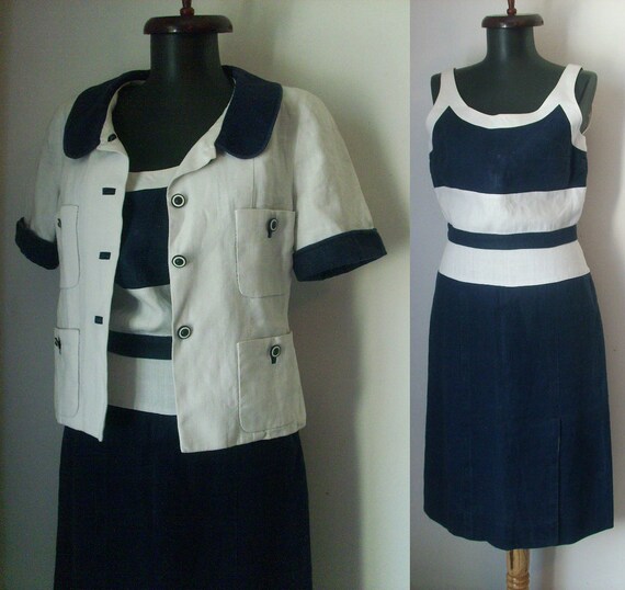 Authentic 50s CHANEL linen SUIT