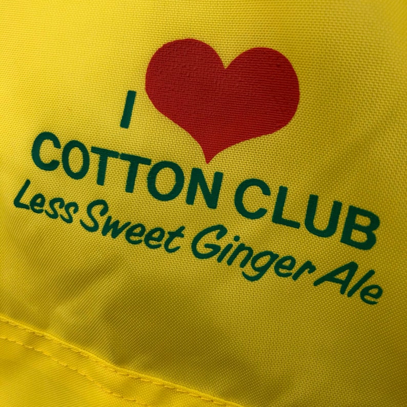 RARE 70s Vintage I Love Cotton Club Less Sweet Ginger Ale Etsy