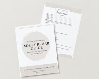 10 Page Adult Rehab Guide