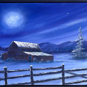 Winter Barn
