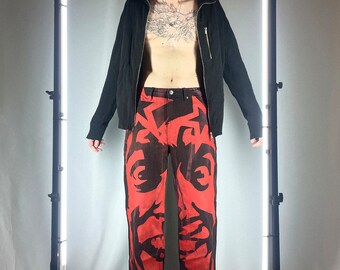 2000s e-function grunge denim 立体パターン NUMBER (N)INE AW2001 Number Nine Grunge Denim | azzashop