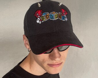 Grunge cap fashion insta gothic style anime cartoon streetwear hats