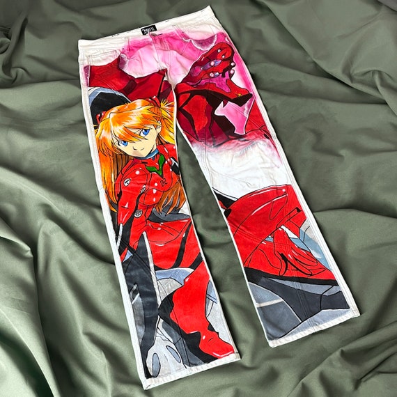 1 de 1 custom anime jeans pantalones de dibujos animados - Etsy España 1 de 1 custom anime jeans pantalones de dibujos animados - Etsy España