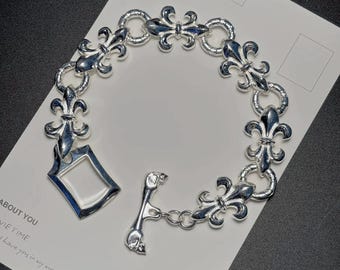 Heavy Biker Chain Bracelet – Harley Davidson Style, Chrome Hearts, Motorhead