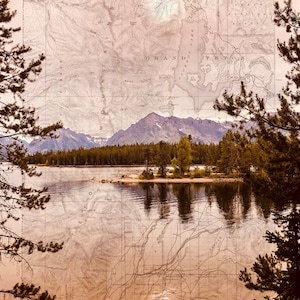 Grand Teton/Lac Jackson (18x22).