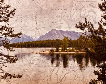 Grand Teton/Jackson Lake (18x22).
