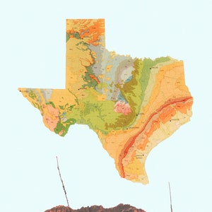 Texas geologic map.