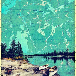 Boundary Waters, Minnesota. Größe/Maße/Gewicht