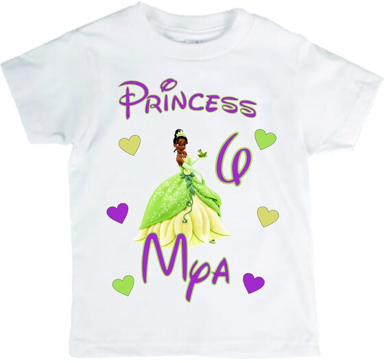 princess tiana birthday shirts