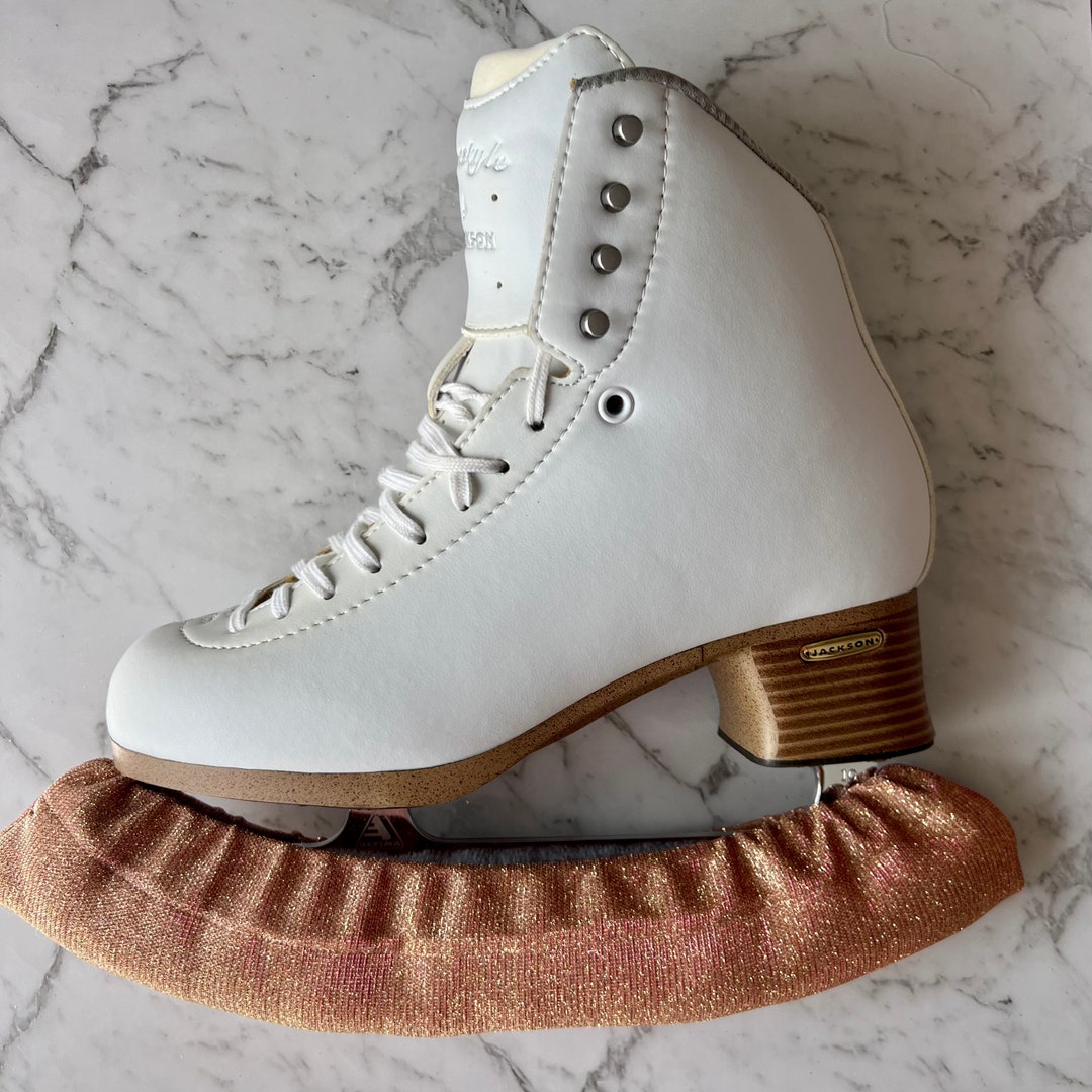 Ice Skate Soakers Pink/gold Etsy