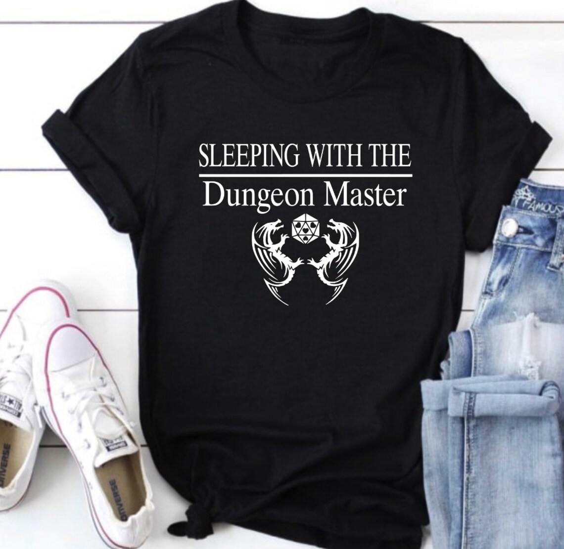 sleeping with the dungeon master shirt