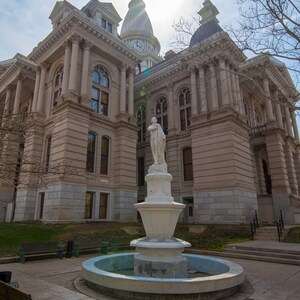 Print Lafayette Indiana Courthouse - Downtown