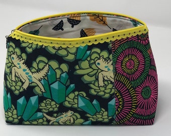 Medium Zippered Pouch- OOAK collection