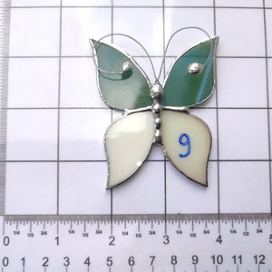 Stained Glass Butterfly Suncatcher, Window Hanging Decor Gifts for Mom Ideal Mother's Day Gift Unique decor number 9