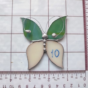 Stained Glass Butterfly Suncatcher, Window Hanging Decor Gifts for Mom Ideal Mother's Day Gift Unique decor number 10