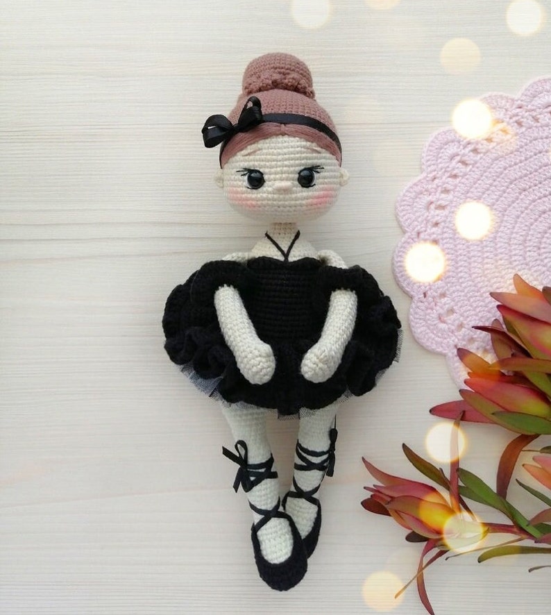 Ballerina Crochet Doll Pattern PDF in English Crochet Etsy