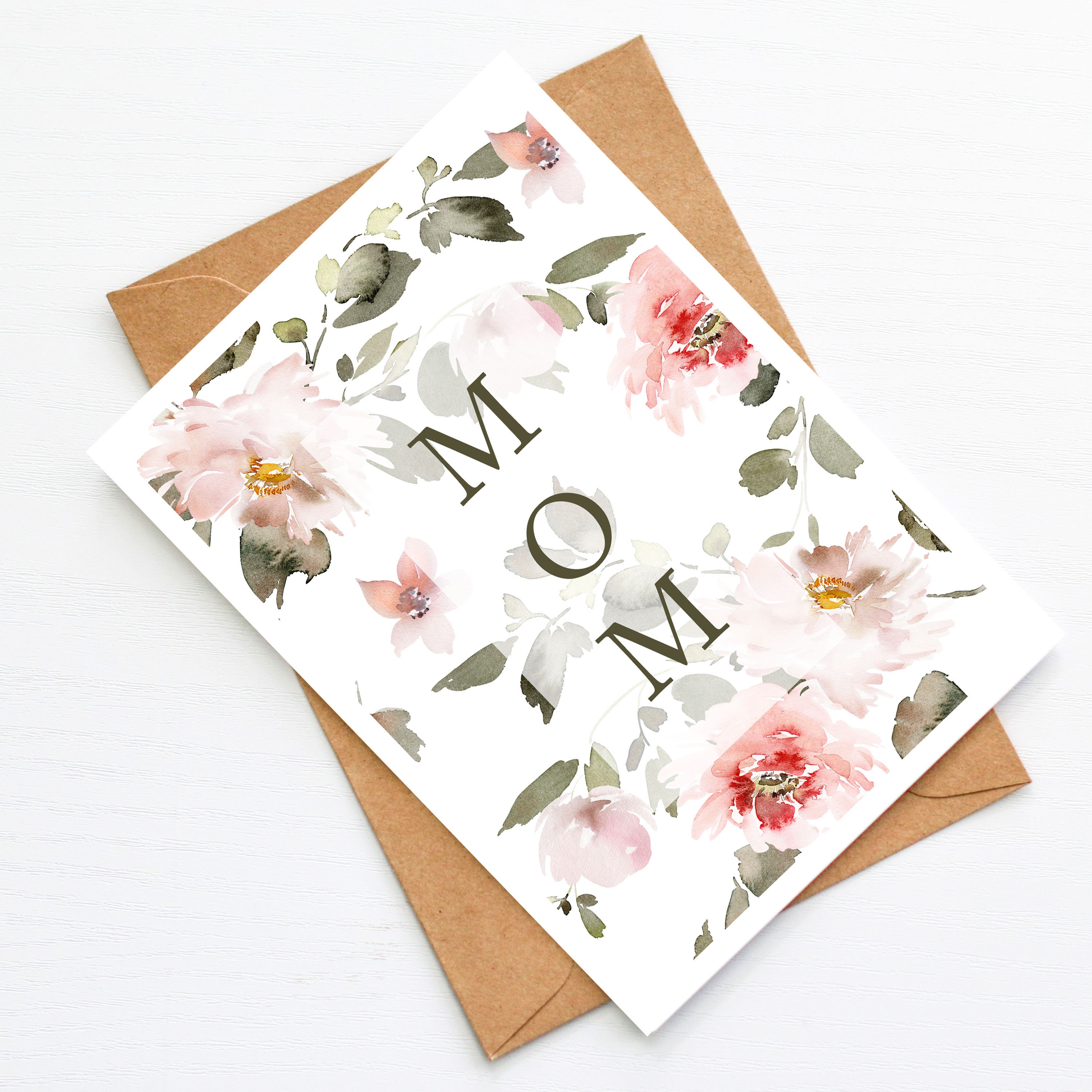 Floral Mother's Day Card Printable Instant Digital Download - Etsy