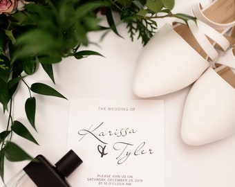 Classic Fully Customizable Wedding Invitation with envelopes