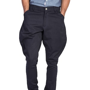 White polo pants clearance with blue horses