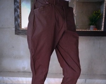 Herren/Frauen Reiten Jodhpurs Hose Braune Hose Maßgeschneidert Reitsport Polo Dressur Nach Maß Jodhpur