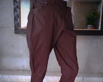 Men/women Horse Riding Jodhpurs Pants Brown Breeches Tailored Equestrian Polo Dressage Made to Measure Jodhpur