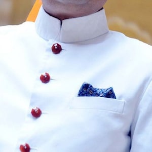 Mens White Sherwani for Wedding Party Outfit Engagement Suits Royal Indian Wedding Luxury Bespoke Sherwani