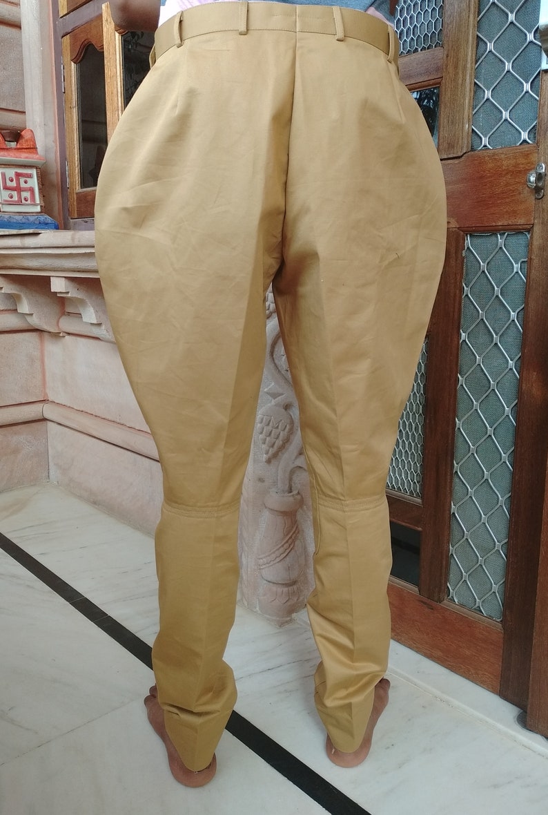 Buy Men/women Khaki Horse Riding Pants Jodhpurs Camel Breeches Online