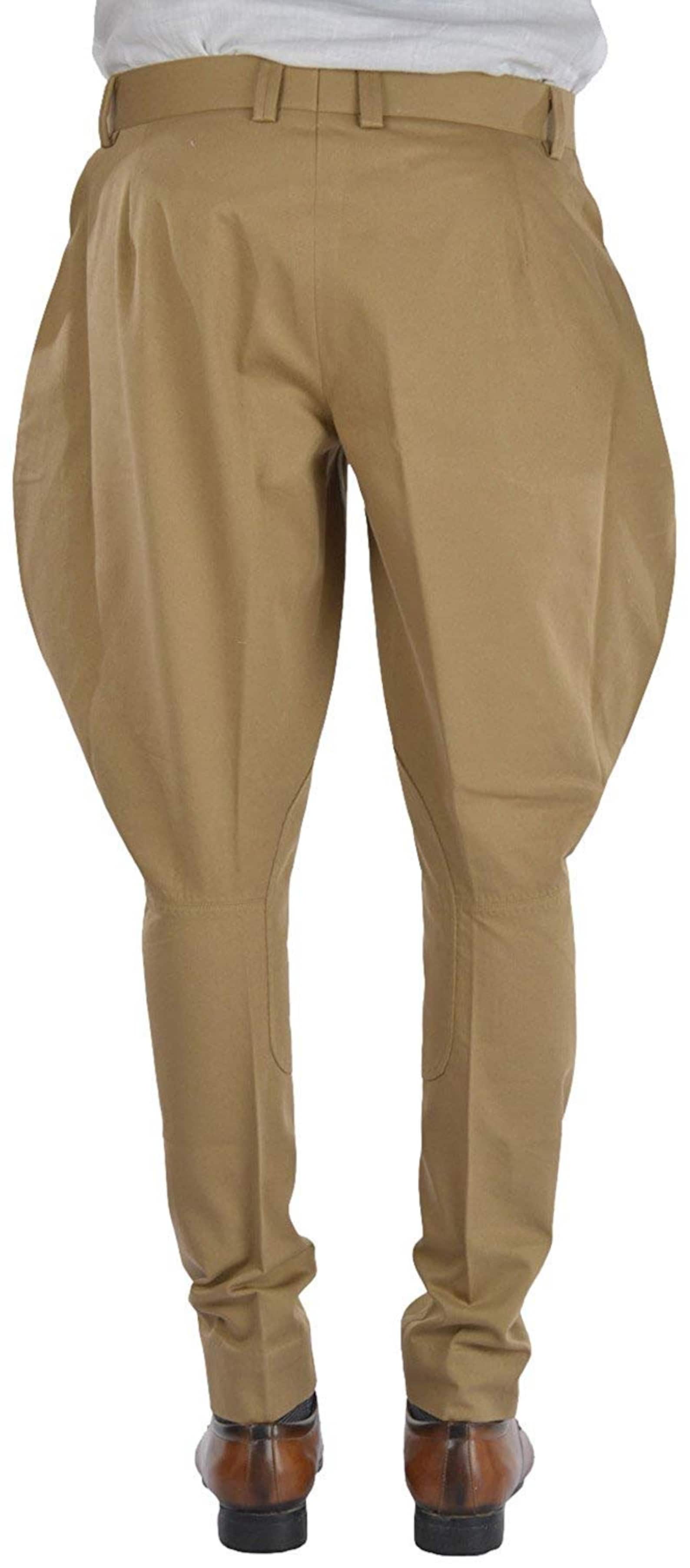 Men/women Equestrian Khaki Horse Riding Jodhpurs Khaki Breeches Baggy