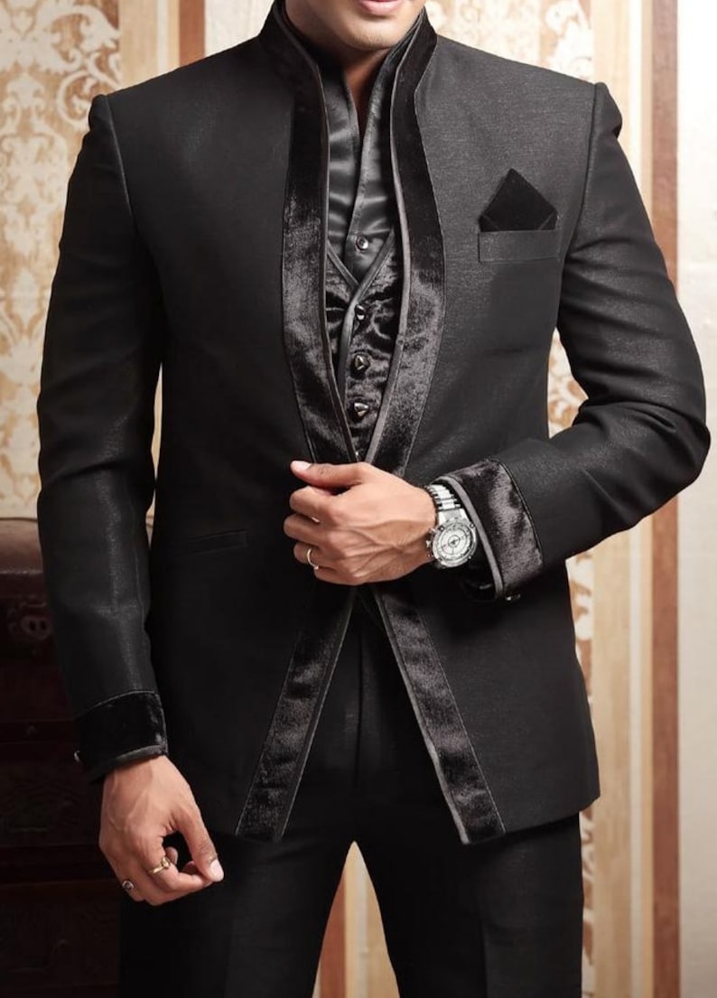 Wedding Tuxedo Jacket Dinner Jacket for Groomsmen wedding Jacket Mens Party Outfits Hosting Smoking Jacket