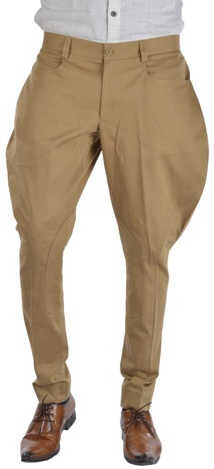 Men/women Equestrian Khaki Horse Riding Jodhpurs Khaki Breeches Baggy