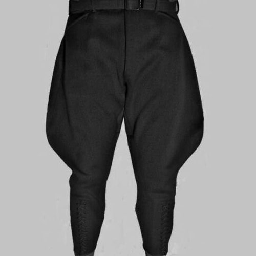 Jodhpurs Black Breeches Riding Pants Equestrian Sports Etsy