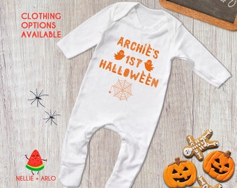 my first halloween sleepsuit